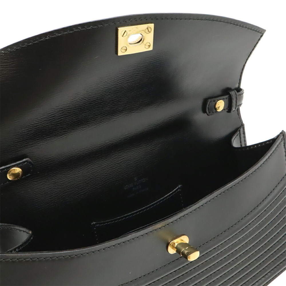 LOUIS VUITTON Louis Vuitton Epi Prebour Shoulder Bag Pochette Clutch Noir Bla... - Picture 7 of 9
